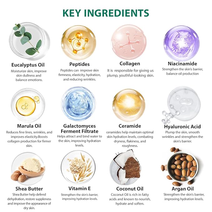 35 Pcs Christmas Gifts for Women, Eucalyptus Bath & Body Gift Basket, Self-Care Relaxation Set, Face Skin Care Kit, Home Spa Gift, Bath Bomb, Face Oil, Birthday, Valentines, Mother's Day, Anniversary