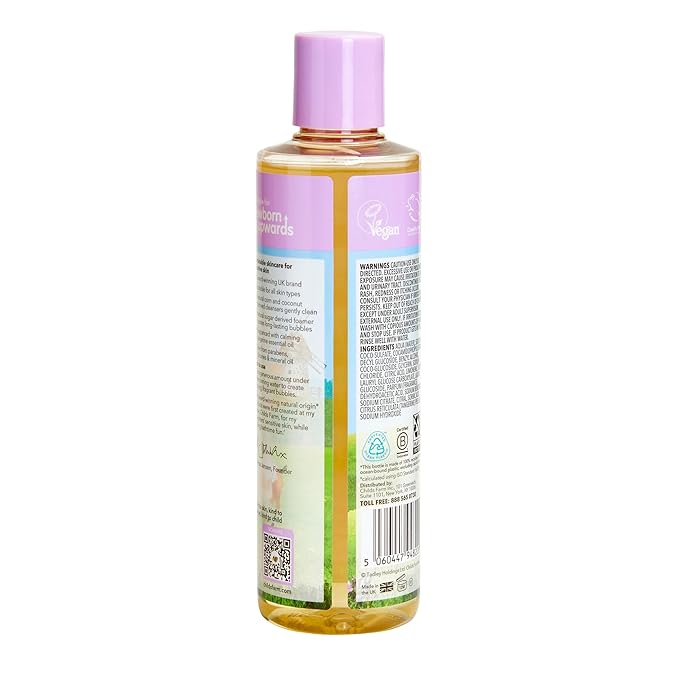 Childs Farm, Kids Bubble Bath for Dry, Sensitive Skin, Organic Tangerine, Gently Cleanses & Soothes, Vegan, Cruelty-Free, 16.9 fl oz