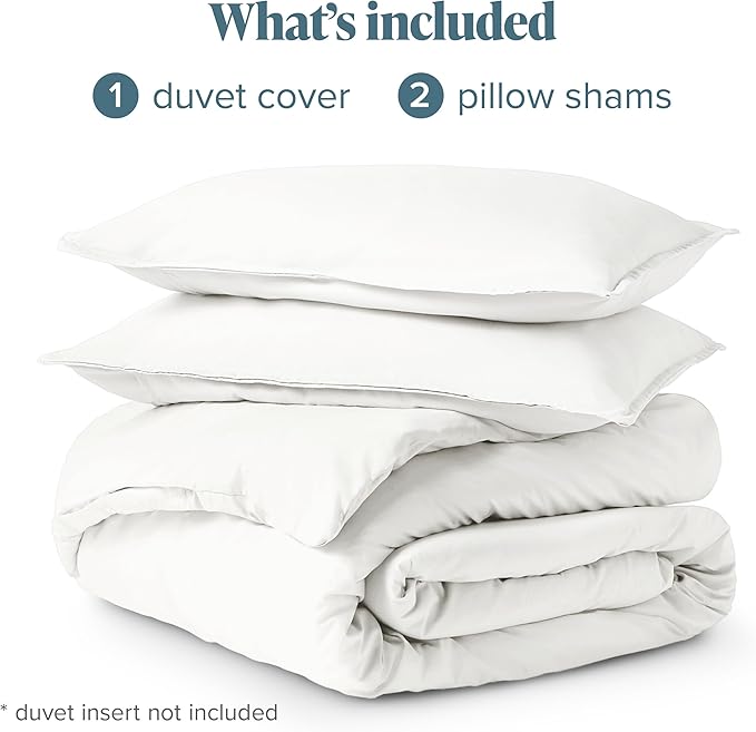 Bare Home Bedding Duvet Cover Oversized King - Premium 1800 Super Soft Collection - Lightweight, Cooling - Soft Breathable Bedding Duvet Cover (Oversized King, Cream)