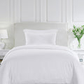 California Design Den 3 Pc Twin XL/Twin Duvet Cover Set - Winner Good Housekeeping Best Bedding Awards 2025, 400 Thread Count Sateen, 100% Cotton Duvet Covers, Button Closure, Corner Ties - White
