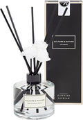 CULTURE & NATURE Reed Diffuser Set 6.7oz (200ml) English Pear & Freesia Scented Diffuser with Sticks Home Fragrance Reed Diffuser for Bathroom Shelf Decor