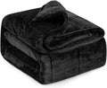 Lofus Weighted Blanket for Adults(15 lbs, 48" x 72"), Throw Heavy Blanket Machine Washable, Soft Weighted Blankets for Stress Relief and Sleep Promotion,Black