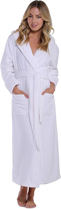 Turquaz Oversize Plush Robes For Women, Soft Warm Fleece Bathrobe for Women