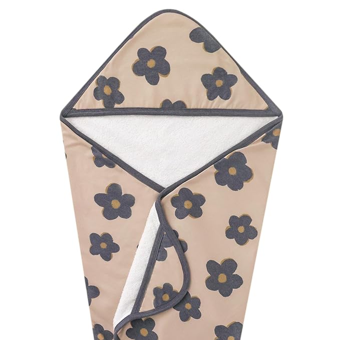 Premium Knit Hooded Bath Towel "Gemma in Tan" by Copper Pearl