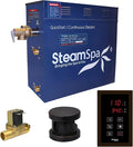 STEAMSPA 4.5kW Steam Sauna Generator Sentry Series 240V Steam Generator with Touch Screen, Steamhead, Built-in Steam Shower Auto Drain, ACU Quickstart Steam Bath Generator (Bronze)