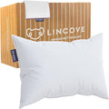 Lincove Recreation Sleeping Pillow, Filled with Premium Down, 600 Fill Power – Includes A Pillow Protector, 400 Thread Count Pillow Shell, Queen - Soft, 1 Pack