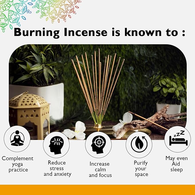 Simply Vedic Palo Santo Incense Sticks – 250g Pack (Approx. 135 Handmade Agarbatti + Free Holder) | Natural & Charcoal-Free | 45-Min Burn for Meditation, Yoga, Aromatherapy, Energy Cleansing