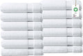 Delara 100% Organic Cotton Towels 650 GSM Plush Feather Touch Quick Dry Bath Towel, Pack of 12 GOTS Certified, Oeko-Tex Green Certified, Organic Cotton Bath Towel, 30"X58"