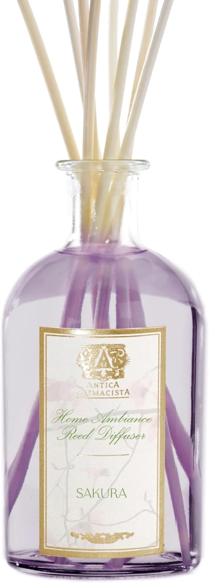Antica Farmacista Home Ambiance Diffuser - Long-Lasting Reed Scent Diffuser - Luxury Room Freshener Gift - Sakura, 8.45 fl oz