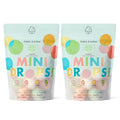Dabble & Dollop Mini Bath Bombs, 100% Natural Droplets for Kids, Tropical Scents - Resealable Pouches, Fizzy, Moisturizing & Fun, Vegan, Gluten-Free, Cruelty-Free (Set of 24)