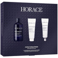 HORACE Gift Set with Purifying Face Cleanser, Gentle Face Scrub, and Mattifying Face Moisturizer - Skincare Set for Cleansing and Hydrating
