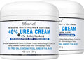 Ebanel Urea Cream 40% plus Salicylic Acid 2%, Foot Cream for Dry Cracked Heels Feet Knees Elbows Hands, Foot Dead Skin Cuticle Callus Remover Toenail Softener, Keratolytic Skin Barrier Repair, 2-Pack