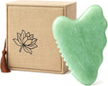 Gua Sha Facial Tools,Jade Gua Sha Stone Comb Edge, Guasha Tool for Face Jawline Sculpting Gifts
