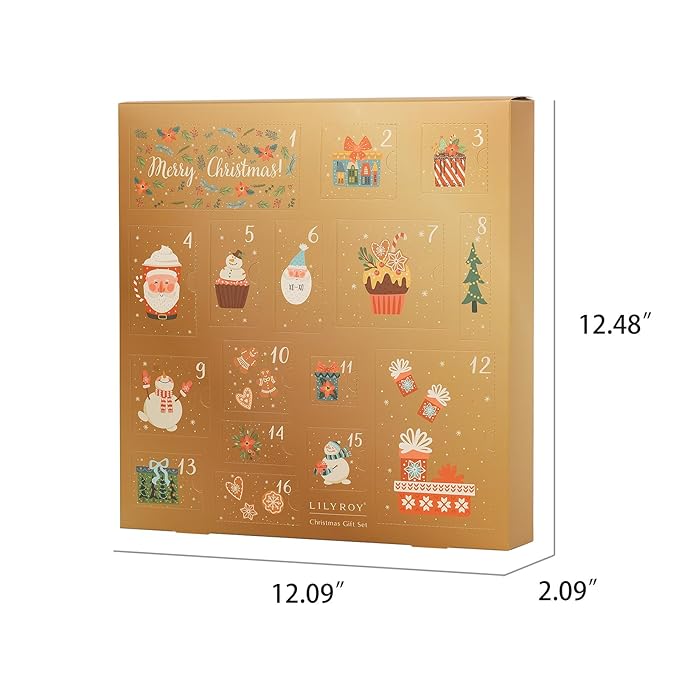 Advent Calendar 2025 Christmas Gifts for Women Mom - Luxury 2025 Gift Box for Christmas, Bath and Body Gift for Sister, Girlfriend, Wife, Mom｜Spa Set Bath Gift Idea for Female Friends