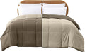 Modern Threads Down Alternative Reversible Comforter Taupe/Champagne California King