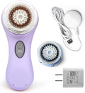 Clarisonic Mia 2 Electric Face Cleansing Brush with 2 Brush Heads, Sonic Facial Brush for Deep Cleaning & Exfoliation, Waterproof Rechargeable (Lavender)