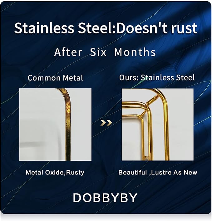 Vanity Tray Makeup Organizer Cosmetics Storage Bathroom Skincare Organizer Countertop Display Rack in Dresser Stainless Steel Shelf Marble Print Ceramic Trays