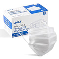 JMU Disposable Face Masks 50 Pack, 4-Ply ASTM Level 3 Medical Mask for Adults, White