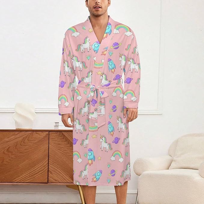 Soft Robes for Women Lightweight Kimono Bathrobe Full-Length Loungewear