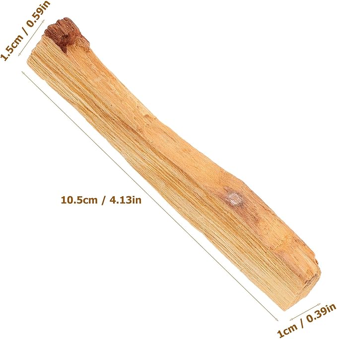 Purifying Holy Wooden Incense Sticks for Meditation Yoga Stress Relief Smudge Stick with Natural Aromatic Fragrance Compact Santo Incense for Home and Office Relaxation