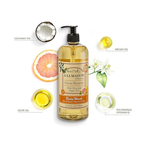 A LA MAISON Body Wash, Citrus Blossom, 25.36 Fluid Ounce