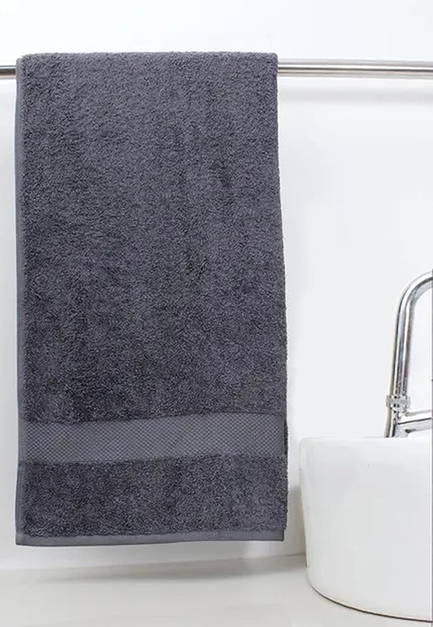 Delara 100% Organic Cotton Towels 650 GSM Plush Feather Touch Quick Dry Bath Sheet, Pack of 2 GOTS Certified, Oeko-Tex Green Certified, Organic Cotton Bath Sheet, 36"X70"