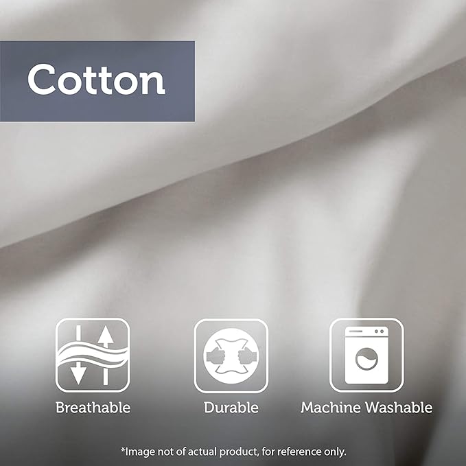 Madison Park Essentials Cal King Comforter Set, Bed in a Bag, Watercolor Print Coastal Comforter & Chambray Cotton Sheet Set, All Season Bedding Set, Saben, Taupe Cal-King (104 in x 92 in) 9 Piece