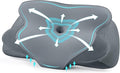 DONAMA Cervical Pillow for Sleeping, Contour Memory Foam Pillow for Neck and Shoulder Support, Ergonomic Neck Pillow for Side Back Stomach Sleepers, Bed Pillows with Cooling Pillowcase