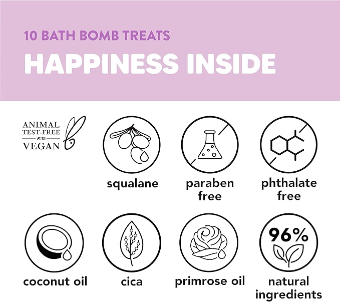 Onyx Professional Hydrating Bath Bomb Gift Set, 2 Pack - Includes 20 Bath Bombs and 2 Loofahs, Nourishes for Smooth Skin, Made with Shea Butter