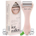 Kitsch Ice Roller for Face – Stainless Steel Face Ice Roller to Reduce Puffiness, Redness & Headaches – Cooling Facial Roller for Skin Care, Irritation Relief & Spa-Like Experience at Home - Pink
