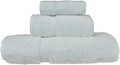 Luxury Hotel & Spa Quality Collection, Quick Dry 100% Turkish Cotton, 750+ GSM, Eco Friendly Towel Set, Bathroom and Kitchen Dobby Border Towels, Bath Towel, Hand Towel, Washcloths (3 Piece, White)