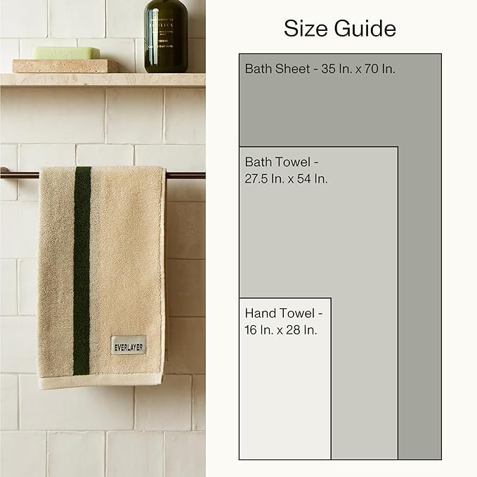 Towels - Ultra Soft, Thick and Plush, Reversible - 1 PC Luxury Bath Towels (27.5"x 54"), 550 GSM,100% Combed Cotton, Made in Portugal, Perfect for Home and Bathroom, Wildwood Cognac-Janus