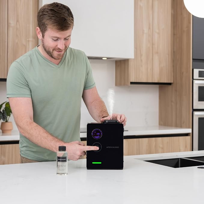 Aroma360 | London Calling Oil Blend | Luxury Aromatherapy Scent Diffuser Oil | White Tea, Cedarwood and Soku Lime, 6.7 fl oz