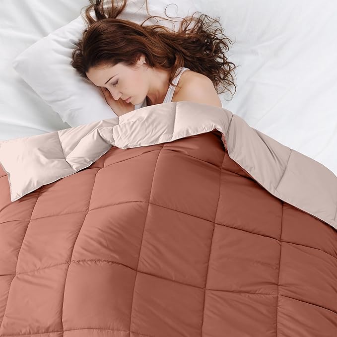 Modern Threads Down Alternative Reversible Comforter Dark Rose/Pink Twin