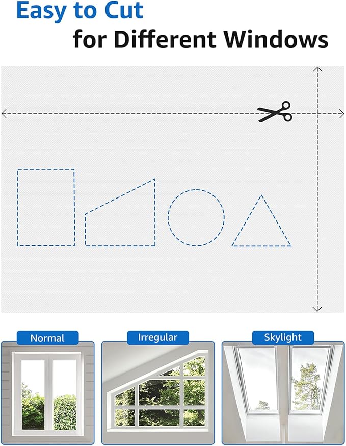 Sumobaby Blackout Curtains for Bedroom 36"x48" Portable No Drill Black Out Window Cover with Upgraded Hook&Loop Tapes,100% Blackout Shades,Thermal Insulated Blinds for Bedroom,Nursery(1 Panel,White)