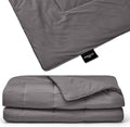 Miracle Made Soft Cooling Comforter – All-Season Silver-Infused Cozy Cotton Fabric – Lightweight, Hypoallergenic Bedding for Hot Sleepers, King Size Blanket, Stone