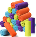 24 Packs Fleece Throw Blanket Soft Warm Lightweight Fleece Blanket Cozy Throw Bulk for Bed Couch Sofa Home Office Wedding Gifts Suitable for Seasons, 50 x 60 Inches(Bright Color)