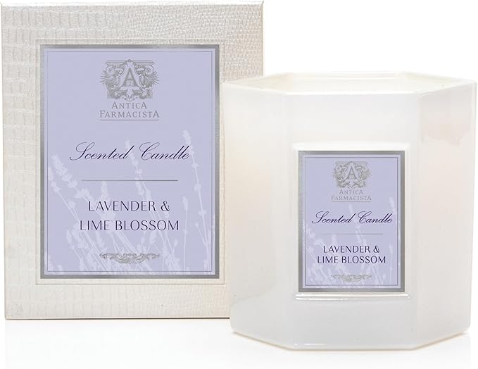 Antica Farmacista Luxury Scent Candle - Decorative Home Candle - Long-Lasting & Premium Scented - Luxury Gift - Lavender & Lime Blossom, 9 oz