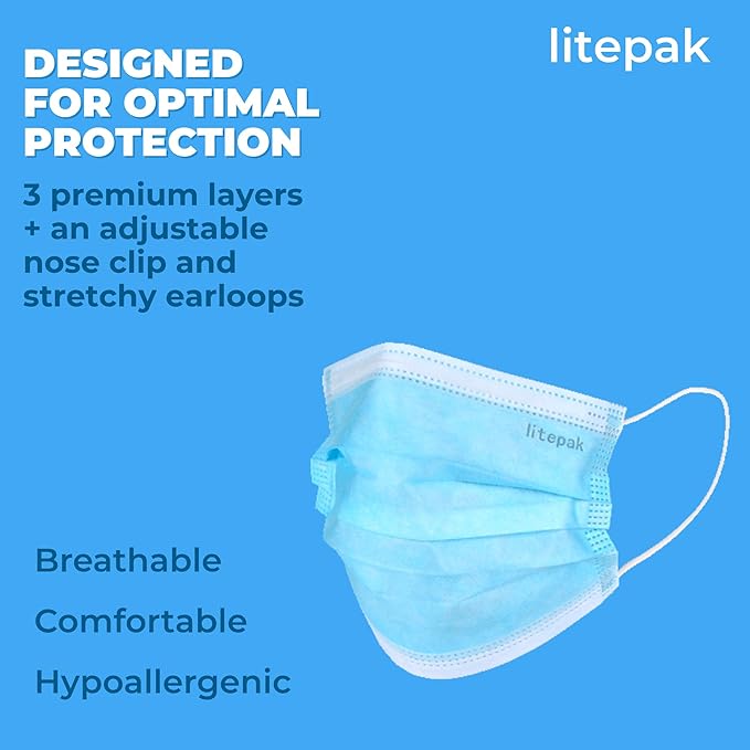 Disposable Face Masks - 1,000 PCS - for Home & Office - Breathable & Comfortable Filter