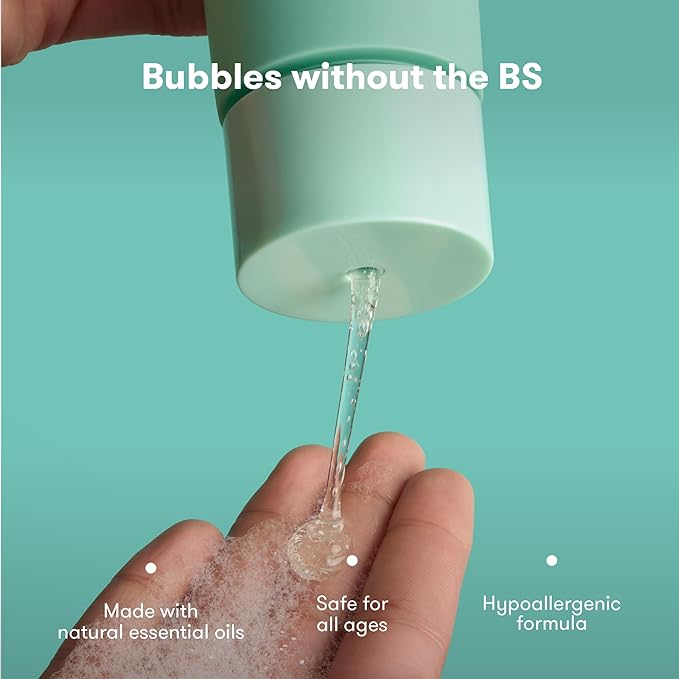 Frida Baby Eucalyptus Vapor Baby & Kids Bubble Bath + Body Wash, Toddler & Baby Body Wash, Dermatologically Tested, Tear-Free, Hypoallergenic, Safe for Skin, Super Sudsy, 10oz