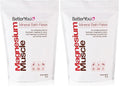 BetterYou Magnesium Muscle Bath Flakes - Mineral Bath Salts for Muscle Recovery - Post-Workout Soak for Sore Muscles - Natural Magnesium - 2.3 lb (Pack of 2)