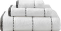 Tommy Bahama - Bath Towels, 100% Soft & Absorbent Cotton, Low Linting & Fade Resistant, Medium Weight Bathroom Towels (Ridley Solid Grey, 3 Piece)