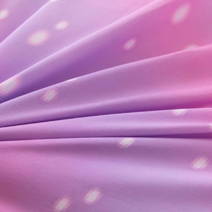 6Pcs Pink Comforter Set Full for Kids Girls, Pink Art Tie Dye Bedding Sets with Sheets, Bed in A Bag Full(1 Comforter, 1 Flat Sheet, 1 Fitted Sheet, 1 Cushion Cover, 2 Pillowcases)