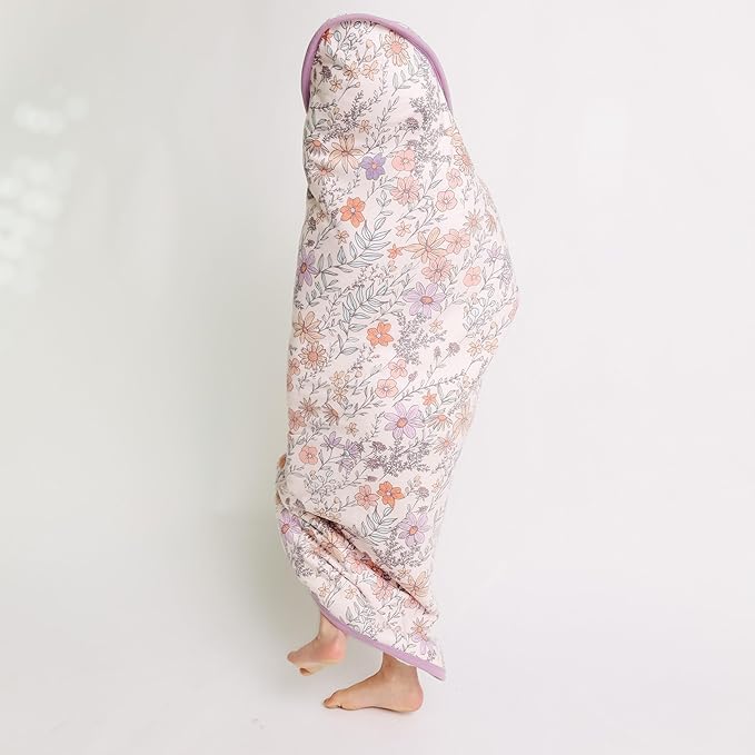 Copper Pearl Premium Knit Hooded Bath Towel Flora