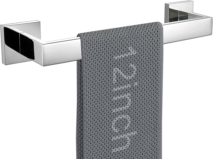 LANC 12-Inche Towel Bars for Bathroom Wall Mounted Chrome Polished Total-14” Stainless Steel Towel Hanger Silver Hand Towel Holder for Cabinet Kitchen Towel Racks Towel Rods, A8804CP-3P1