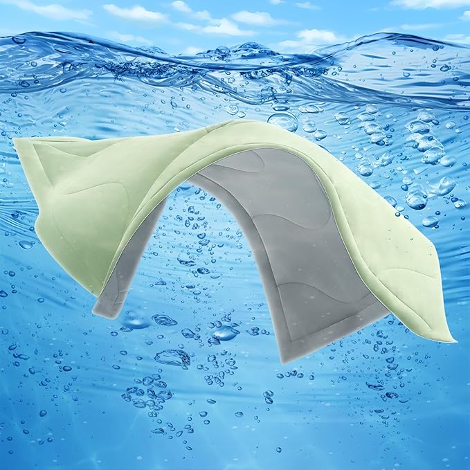 Cooling Comforter Twin Size, Double-Sided Cooling Blanket for Hot Sleepers & Night Sweats, Arc-Chill Q-Max > 0.4 Breathable Ice Blanket, Lightweight Cold Comforter (68''x90'', Light Green)