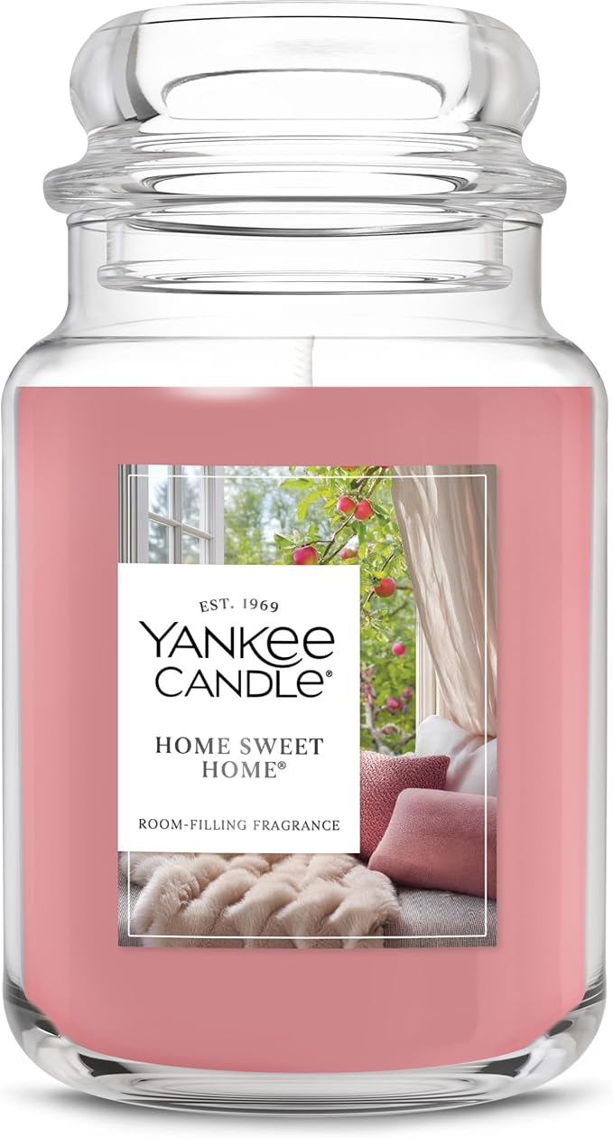 Yankee Candle, Home Sweet Home Fall Scented Candle, 22oz Large Jar with up to 150 Hour Burn Time