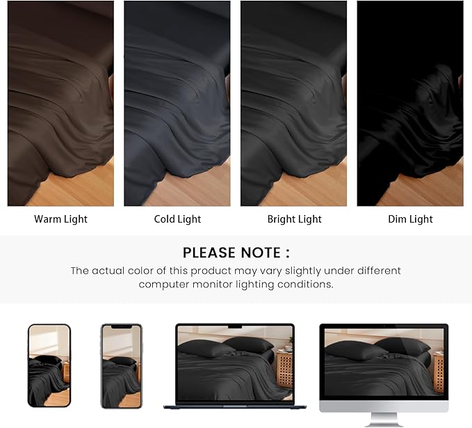THXSILK 100% Pure Mulberry Silk Duvet Cover Set 3 Piece, 6A+ Grade Luxury Soft Bedding Silk Sheets for Hair and Skin, 1 Pcs Duvet/Quilt/Comforter Cover with 2 Zippered Pillowcases (Black, Cal. King)