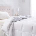 Amazon Basics White Down Alternative Comforter and Duvet Insert with Corner Tabs (Twin, All-Season)