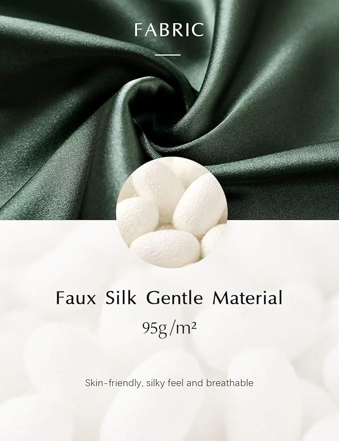 PRODESIGN Satin Kimono Robe Women Long Silky Kimono Bathrobe Sleepwear Wedding Bridesmaid Robe